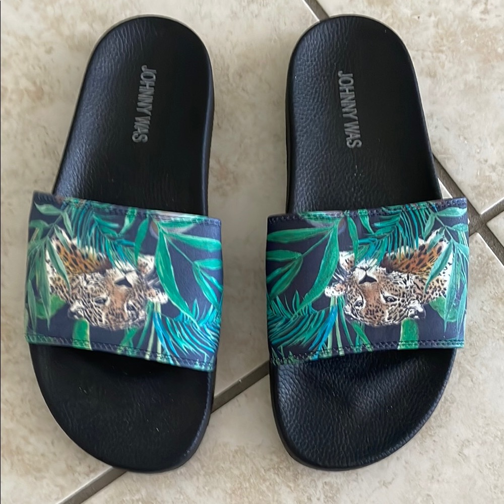 John John Tropical Slide Sandals by Johnny was